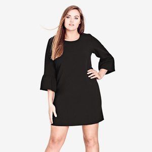 Flared sleeve Dress